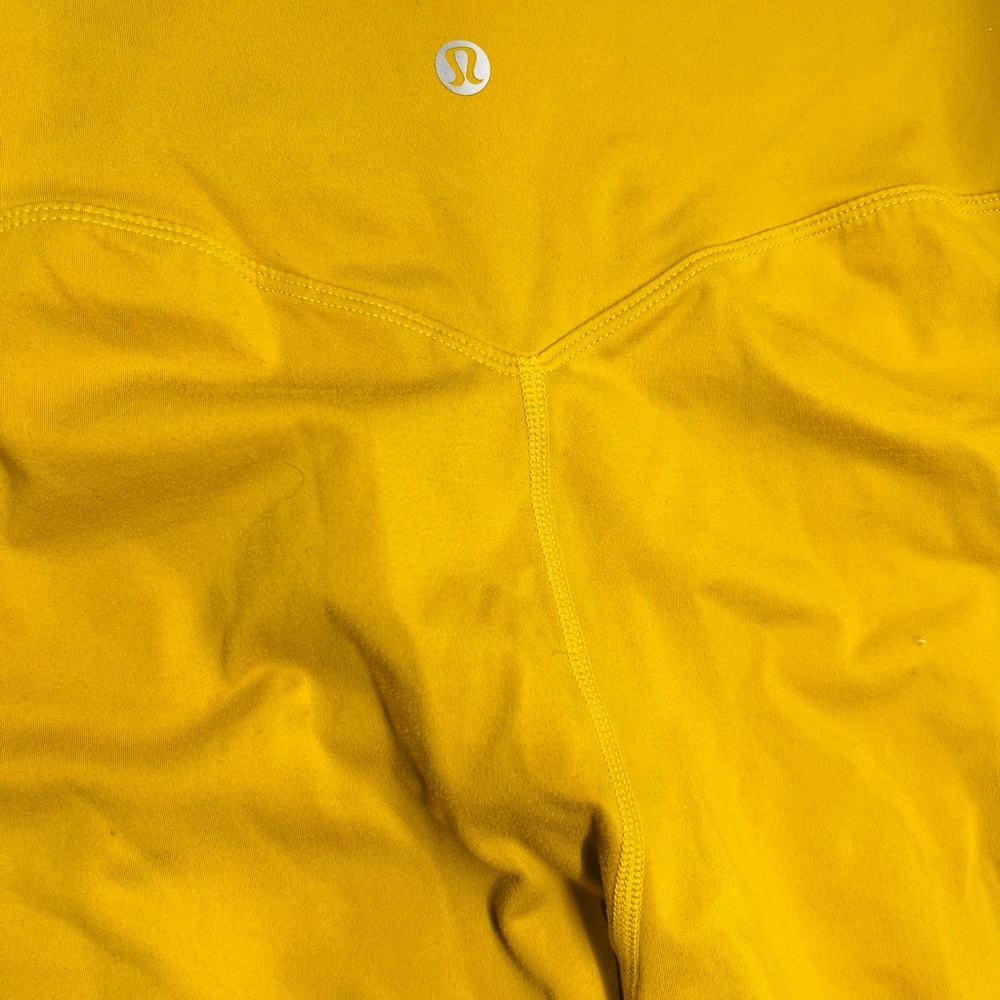 lululemon athletica Mustard High-Waisted Leggings